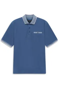 Koszulka męska polo bugatti niebieska