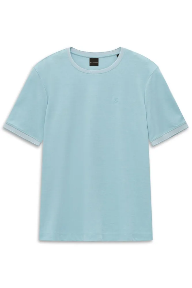 T-shirt męski bugatti błękitny