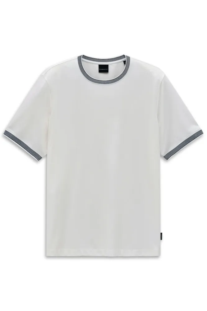 T-shirt męski bugatti biały
