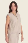 Lniana kamizelka Gerry Weber z zamkiem