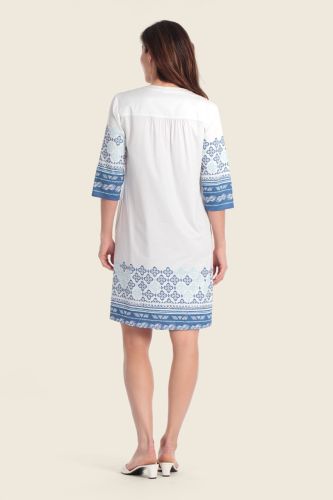 Sukienka Gerry Weber N68528 z niebieskim printem 1.jpeg