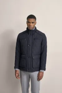 Pikowana kurtka męska bugatti navy blue