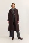 Wełniany płaszcz damski Bugatti Dark Brown - Jesien Zima 2026 1.jpeg