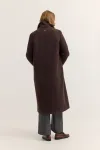 Wełniany płaszcz damski Bugatti Dark Brown - Jesien Zima 2026 5.jpeg