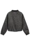 Bomberka damska bugatti z wełną Black Melange - ModaClubStore 1.jpeg