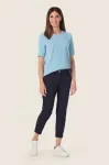 Lekkie spodnie damskie Gerry Weber 7:8 Navy Blue N67149  4.jpeg
