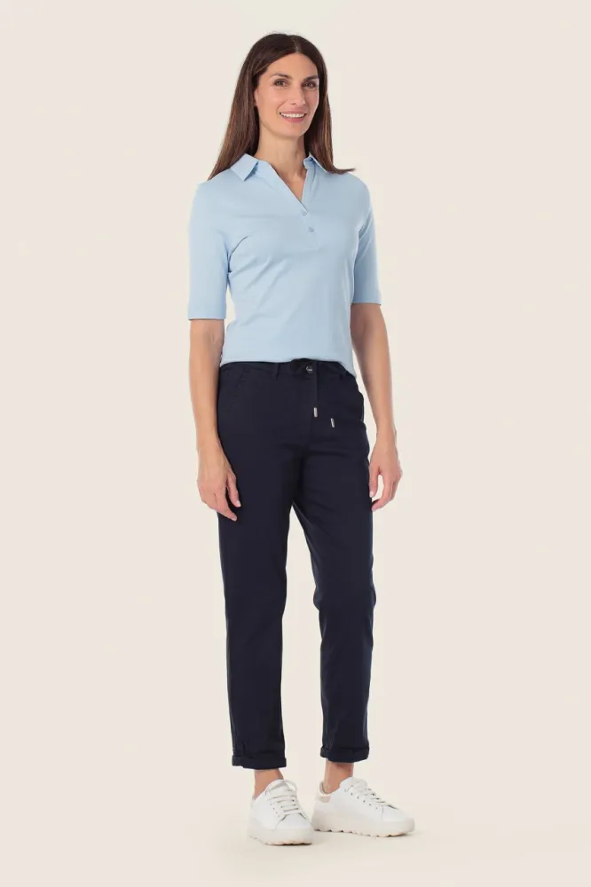 Lekkie spodnie damskie Gerry Weber 7:8 Navy Blue N67147104  4.jpeg