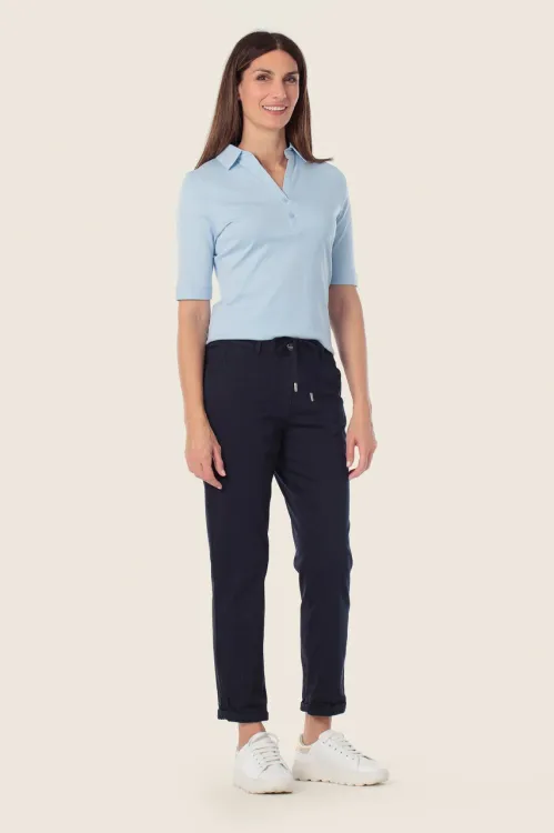 Lekkie spodnie damskie Gerry Weber 7:8 Navy Blue N67147104  4.jpeg