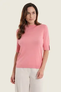 Sweterek Gerry Weber z półgolfem łososiowy