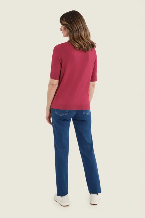 Sweterek damski Gerry Weber z półgolfem N76300 Moda Club Store 21.jpeg