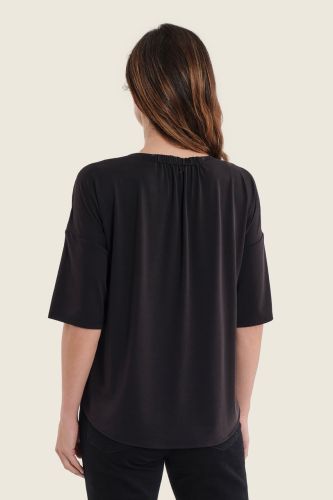 Gładka koszulka GerryWeber Black N71952 1.jpeg