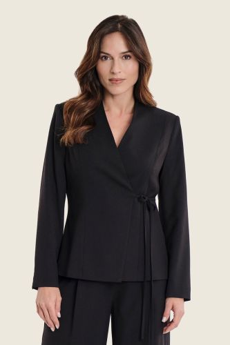 Żakiet Gerry Weber N70153 czarny z wiązaniem bocznym  3.jpeg
