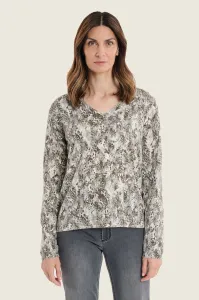 Sweter Gerry Weber z wełną w gęsty wzorek