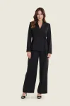 Szerokie spodnie Garniturowe Gerry Weber Czarne N77015120 4.jpeg
