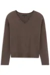 Kaszmirowy sweter damski bugatti Brown