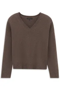 Kaszmirowy sweter damski bugatti Brown