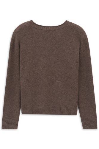 Kaszmirowy sweter damski bugatti Brown