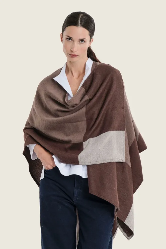 Ponczo Gerry Weber N73623734 Brązowe 3_ModaClub_.webp