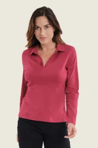 Koszulka polo z długim rękawem Gerry Weber Red rumba