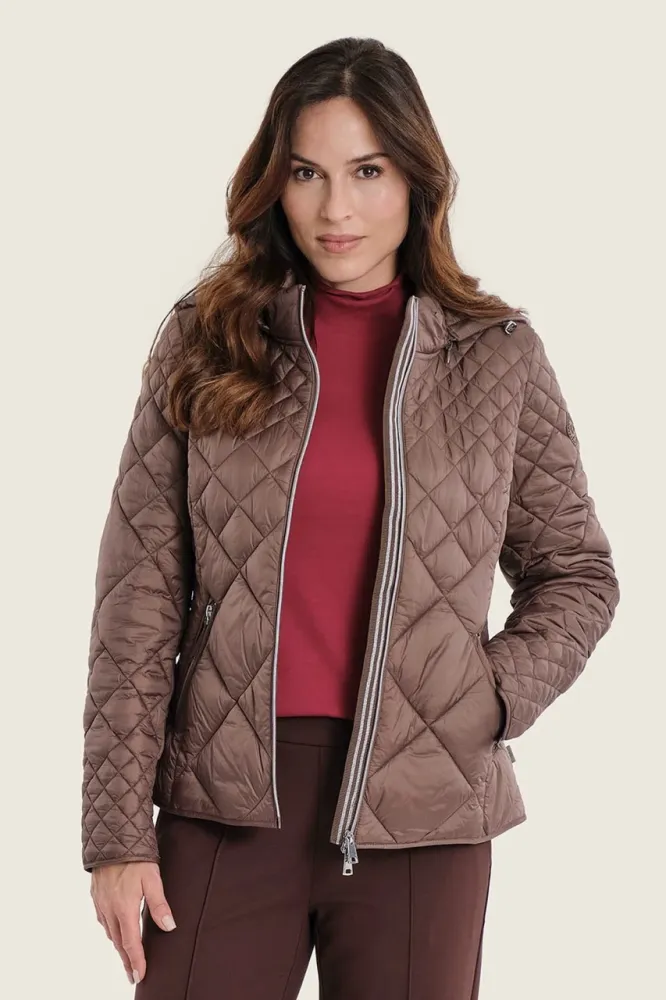 Pikowana kurtka damska Gerry Weber Brown N78100701 3_ModaClub_.webp