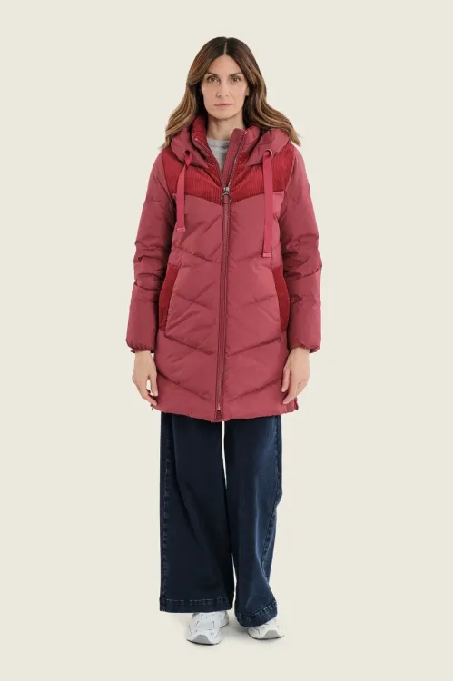 Długa kurtka damska Gerry Weber Red Rumba N78401696 5_ModaClub_.webp