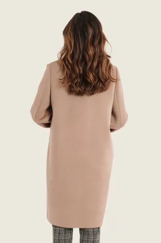 Płaszcz damski Gerry Weber Sand z wełną N78416705 1_ModaClub_.webp