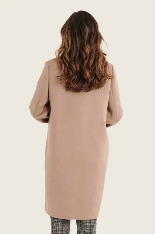 Płaszcz damski Gerry Weber Sand z wełną N78416705 1_ModaClub_.webp