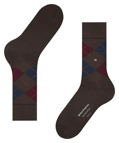 Skarpetki męskie Burlington EDINBURGH w romby - Moda Club 4.webp