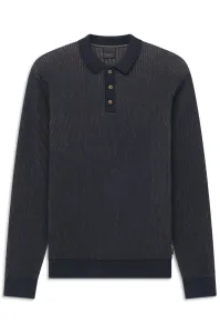 Sweter męski bugatti granatowy z dodatkiem kaszmiru