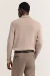 Wełniany kardigan męski bugatti beige