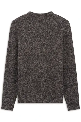 Wełniany sweter męski bugatti marine gray