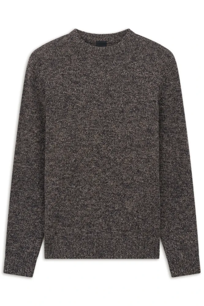 Wełniany sweter męski bugatti marine gray