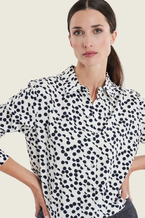 Koszula damska Gerry Weber w kropki N71001736 2_ModaClub_.webp