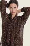 Brązowa bluzka Gerry Weber w kropki N71022827 2_ModaClub_.webp