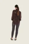 Brązowa bluzka Gerry Weber w kropki N71022827 4_ModaClub_.webp