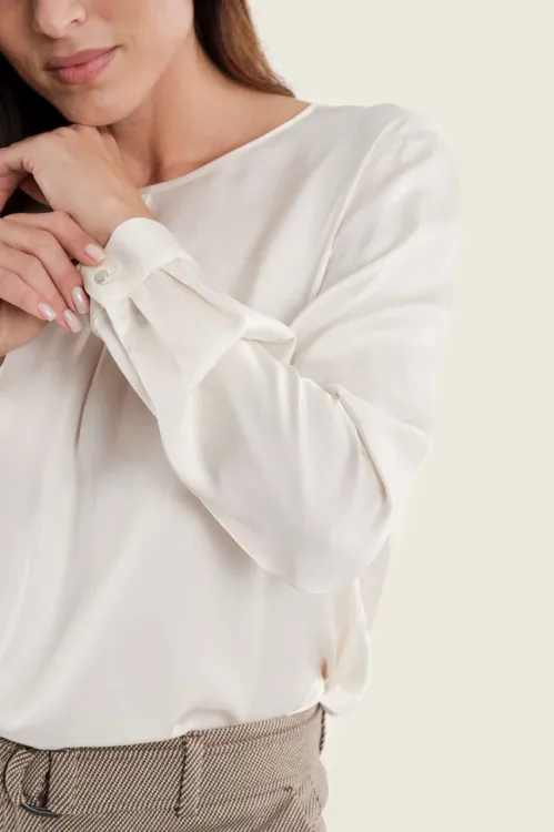 Gładka bluzka Gerry Weber OffWhite N71023121 2_ModaClub_.webp