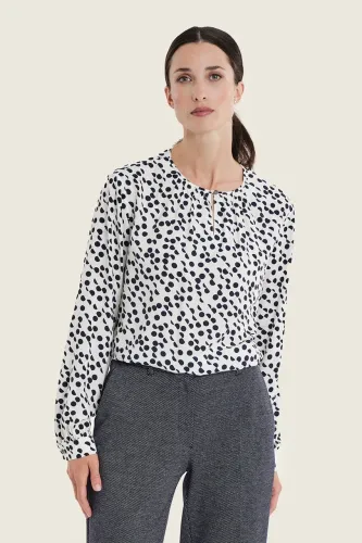 Bluzka Gerry Weber w kropki N71040736 3_ModaClub_.webp