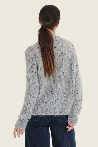 Prążkowany sweter Gerry Weber Blue Celestial z wełną N76022695 1_ModaClub_.webp