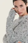 Prążkowany sweter Gerry Weber Blue Celestial z wełną N76022695 2_ModaClub_.webp