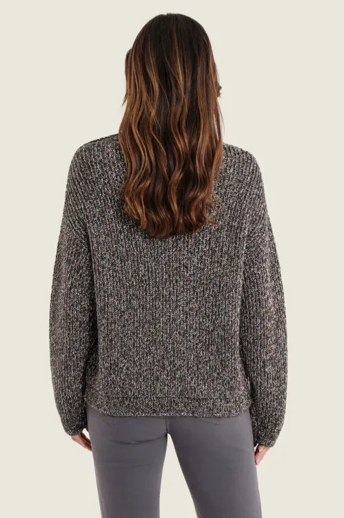 Sweter damski Gerry Weber Brown Melange z wełną N76023719 1_ModaClub_.webp