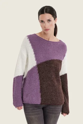 Luźny sweter damski Gerry Weber z wełną N76026720 3_ModaClub_.webp