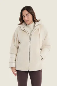Pluszowa kurtka Gerry Weber z pikowanymi rękawami Beige