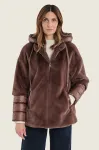 Pluszowa kurtka Gerry Weber z pikowanymi rękawami Brown