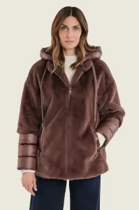 Pluszowa kurtka Gerry Weber z pikowanymi rękawami Brown
