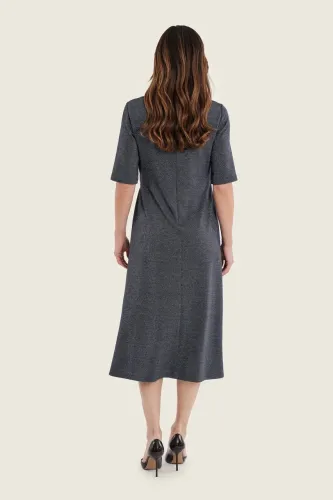 Elegancka sukienka Gerry Navy Ecru N78641785 2_ModaClub_.webp