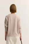 Luźny sweter damski Bugatti Light Beige