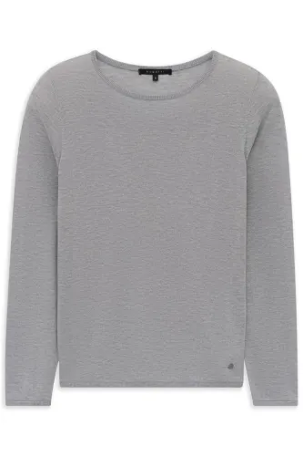 Lekki sweter damski Bugatti z kaszmirem Gray