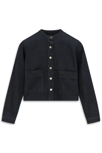Przejściowa kurtka damska Bugatti Navy Blue Jeans