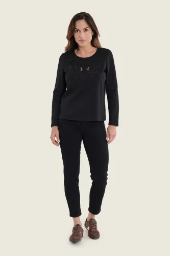 Spodnie Damskie GW black jeans N77005689 4_ModaClub_.webp