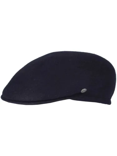 Wełniany kaszkiet męski bugatti Dark Blue